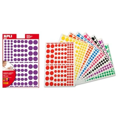 Afbeelding van Agipa stickers 1.040 stuks, cirkels
