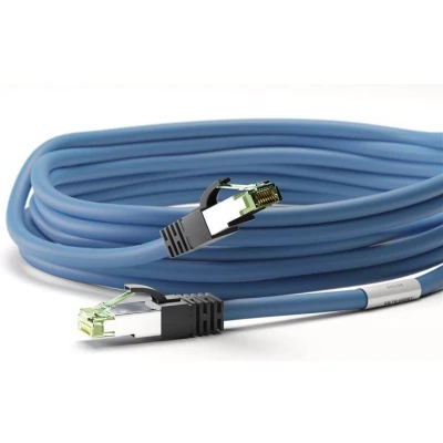 Afbeelding van CAT8.1 S/FTP PIMF LSZH 10M Blauw Netwerkkabel Computerkabel Kabel