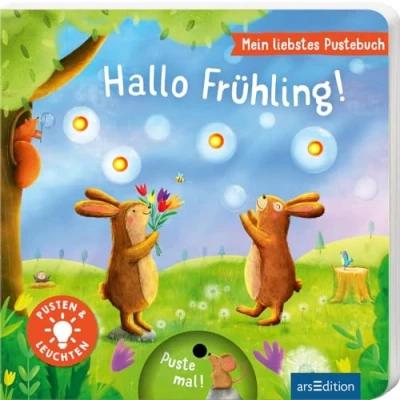 Afbeelding van Mein liebstes Pustebuch Hallo Frühling!: Pusten &amp; leuchten