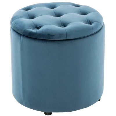 Afbeelding van Clp Poef Pantine Blauw