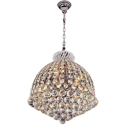 Afbeelding van Clayre &amp; Eef Kroonluchter Ø 48x55180 cm Transparant Ijzer Glas