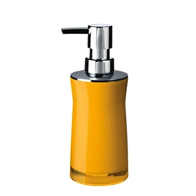 Afbeelding van Ridder Zeepdispenser Disco, Acryl, Geel, 6,5 x 19 cm