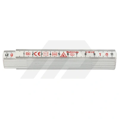 Afbeelding van Hultafors G59 1 10VI duimstok wit 1m