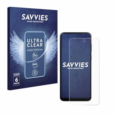 Afbeelding van Savvies Screenprotector voor Motorola Moto G53 Folie Beschermfolie transparant (6 Stuks)