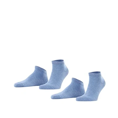 Afbeelding van Falke Happy 2PACK Everyday Casual Sokken, Heren, Maat: 47 50, Light denim