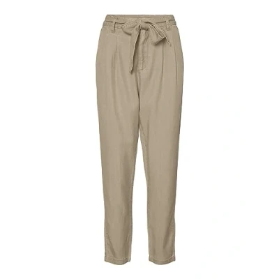 Afbeelding van VERO MODA Dames Vmmia Hr Loose Tie Pant Ga Petite broek, silver mink, S / 28L