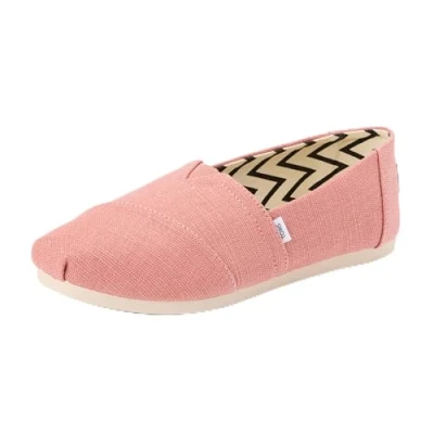 Afbeelding van TOMS Dames Alpargata Loafer Flat, Vintage Roze Heritage Canvas, 3 UK, 35.5 EU