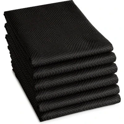 Afbeelding van Theedoek DDDDD Cisis Ebony (set van 6)