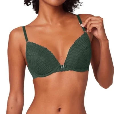 Afbeelding van Triumph AURA Spotlight Pushup BH, Dames, Maat: 75A, Green kiss