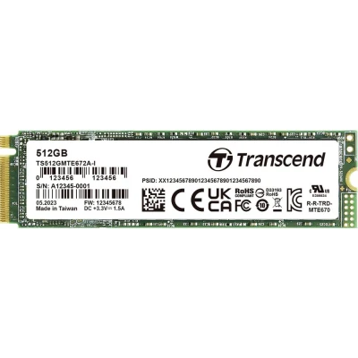 Afbeelding van Transcend 512 GB PCIe SSD harde schijf TS512GMTE672AI VS1
