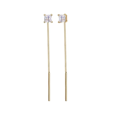Afbeelding van Elli Minimal LOOK Oorbellen goldcoloured, Dames, Maat: One Size, Gold coloured