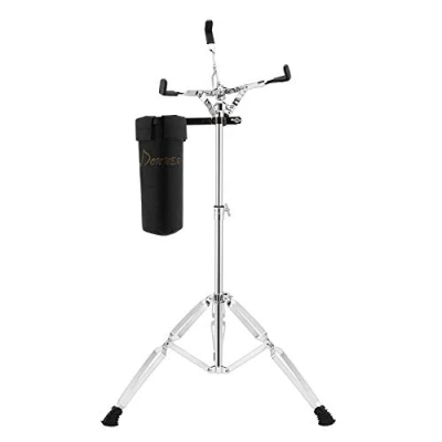 Afbeelding van Donner Grote Snare Drum Stand Verstelbaar, Dubbel Gestructureerd Uitgebreid, met Stick Houder Fit 10&#039;&#039; 14&#039;&#039; Dia Drums, Hoogte Bereik 66 101 CM