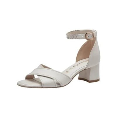 Afbeelding van Tamaris Sandalen, Dames, Maat: 38, White Leer