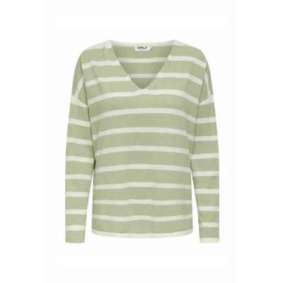 Afbeelding van ONLY Onlamalio Trui, Dames, Maat: XS, Desert sage