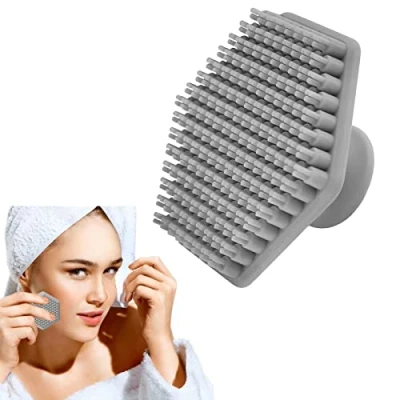 Afbeelding van siliconen gezichtsreinigingsborstel Gezicht Scrubber Exfoliator met Handvat,Gezichtsreinigingsborstel, gezichtswasborstel, gezichtsscrubborstel, gezichtsscrub Jimii