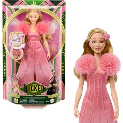 Afbeelding van Mattel Wicked Zingende Glinda Modepop