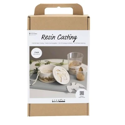 Afbeelding van CREATIV E Craft Kit Hars Gieten, Beige, Gebroken Wit, 1 Pack