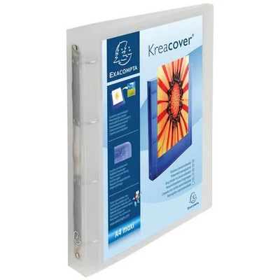 Afbeelding van Classeur 4 anneaux 30mm polypropylene chromaline 10/10e krea cover a4 maxi