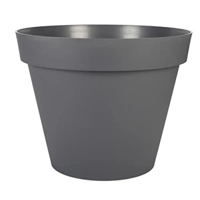 Afbeelding van EDA Ronde Toscaanse bloempot Ø 60 x H 47 cm 76 L Antracietgrijs