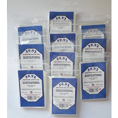 Afbeelding van Docsmagic.de 1.000 Standard European Board Game Sleeves 10 Packs 61 x 94 EU 59 92