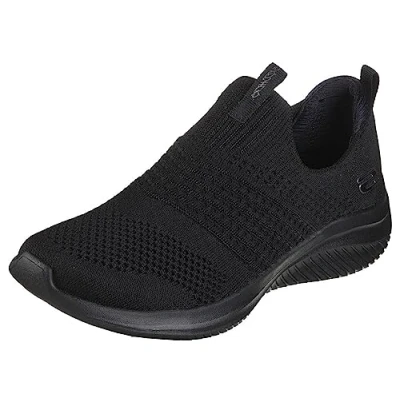 Afbeelding van Skechers Instapper Stretch Fit 149855 BBK Ultra Flex Zwart Machine Washable