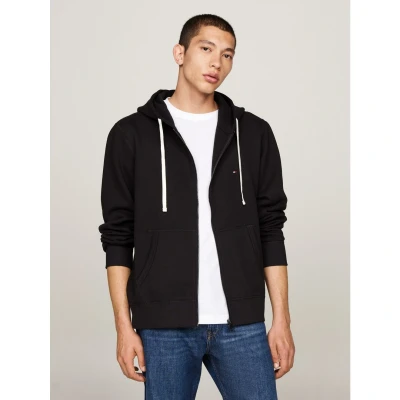 Afbeelding van Tommy Hilfiger THRU Sweater met rits, Maat: Large, Black