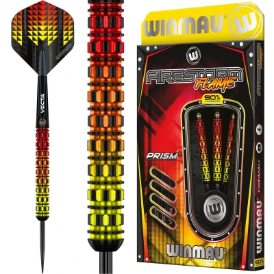 Afbeelding van WINMAU Firestorm Flame (Parallel): Steeltip Tungsten Dartpijlen Professioneel 24g