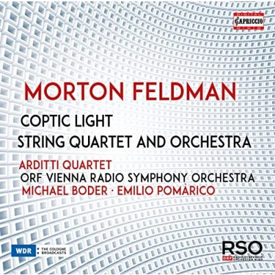 Afbeelding van Arditti Quartet Emilio Pomarico ORF Vienna Rad Morton Feldman: Coptic Light String And (CD)