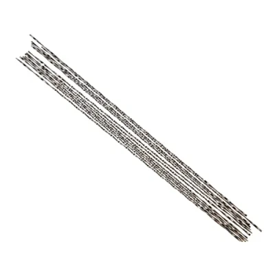 Afbeelding van MAGT Zaagbladen, 12 delig, figuurzaagbladen met spiraaltanden voor het snijden van kunststof metaal, hout, carve thuisgebruik en (6#Saw Blade)