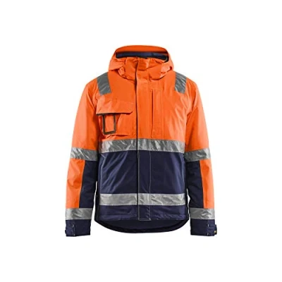 Afbeelding van Blaklader Winterjas High Vis 4870 1987 Oranje/Marineblauw