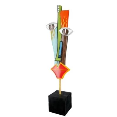 Afbeelding van Casablanca by Gilde Fantasyfiguur Gesicht Abstrakt &quot;Delaunay&quot; (1 stuk)