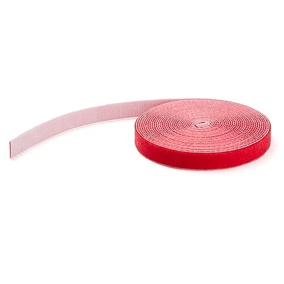 Afbeelding van StarTech.com 7,6 m klittenband rood