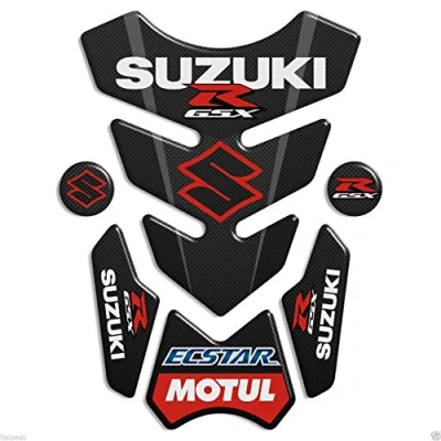 Afbeelding van Tankpad Gemaakt van kunsthars, 3D effect, compatibel met Suzuki GSX R