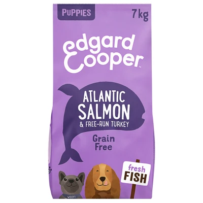 Afbeelding van 2x Edgard&amp;Cooper Hondenvoer Puppy Verse Zalm en Kalkoen 7 kg