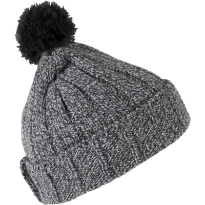 Afbeelding van K up Pomponmuts met omslag KP519 Grey Melange / Dark