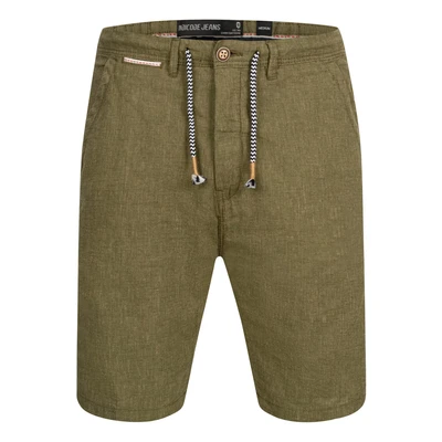 Afbeelding van Indicode Jeans Alonso Shorts, Heren, Maat: Small, Beetle