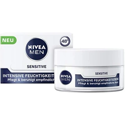 Afbeelding van Nivea MEN Sensitive Feuchtigkeitscreme Intensive Dagcrème, Heren, Maat: 50 ml,