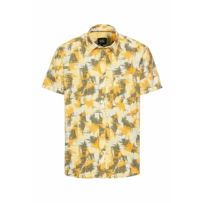 Afbeelding van camel active Shortsleeve Overhemd, Heren, Maat: 6XL, Dusty citron