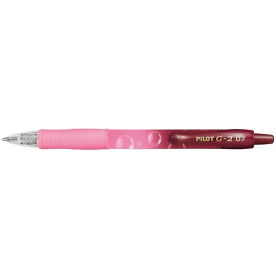 Afbeelding van 12x Gelschrijver PILOT G 2 Bubble roze medium blauwschrijvend