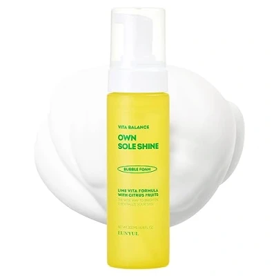 Afbeelding van EUNYUL Vita Balance Own Sole Shine Schuim gezichtsreiniger 200ml Koreaanse Huidverzorging Cosmetica, Bubble Cleanser