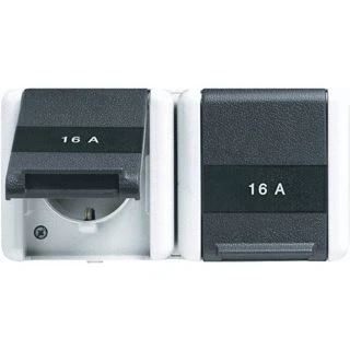 Afbeelding van JUNG WG800 WCD 2V GR RAL7035 8220NAW