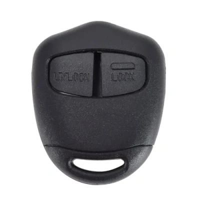Afbeelding van OTOTEC 2 stks Knop Afstandsbediening Sleutel Shell Vervanging Behuizing Embryoless Compatibel met Mitsubishi Outlander ASX Lancer