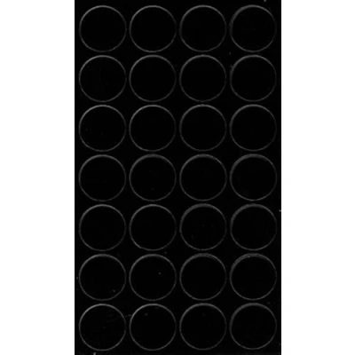 Afbeelding van haggiy Zelfklevende afdekkappen voor meubels en vloeren schroefafdekking afdekking schroeven boorgaten meubelbeschermkappen 20 mm 28 stuks meubelpleister (zwart grafiet