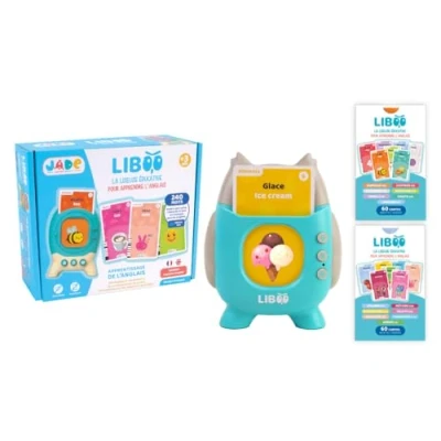 Afbeelding van Liboo Reader JADE Engels Frans 240 woorden Educatief spel Inclusief batterijen Woordenschat Leren ontwerp