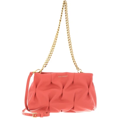 Afbeelding van COCCINELLE Leren Schoudertas Ophelie Goodie Handbag Geranium Oranje