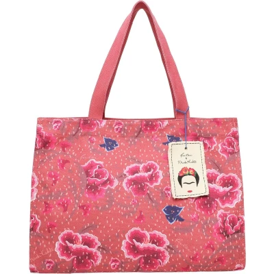Afbeelding van Fritzi aus Preussen x Frida Kahlo Easy01 Canvas Flower Fruity Shopper,