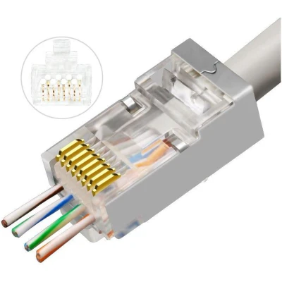 Afbeelding van Microconnect KON512 50EZ kabel connector RJ45 Zilver