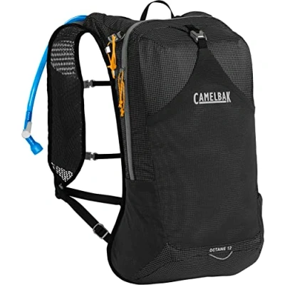 Afbeelding van CamelBak Octane 12 Hydration Hiking Pack Liter Verstelbaar Inclusief 2 Drinkzak Reflecterend Ademend Mesh Drinkhouder Lichtgewicht Zwart