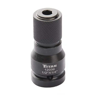Afbeelding van Titan 12039 1/2&quot; aandrijving naar 1/4&quot; Hex Drive Quick Change Adapter