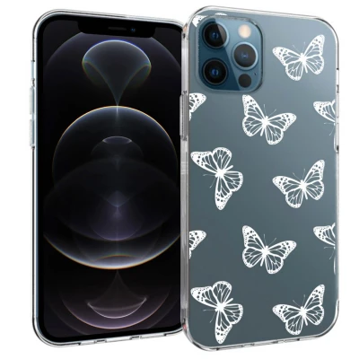 Afbeelding van Apple iPhone 12 Pro Hoesje Siliconen en TPU (zacht) imoshion Softcase/Backcover Transparant Telefoonhoesje